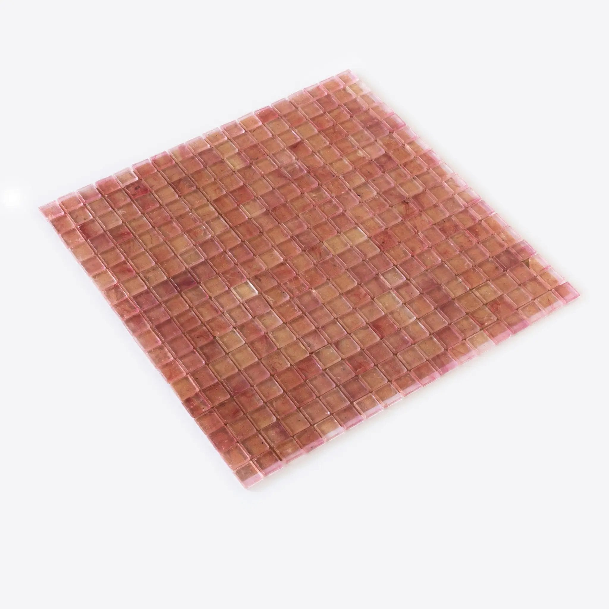 Foxy Pink 12x12 Glossy Uniform Square Glass Mosaic Tile (20 pack, 18.69 sq ft/case) by Apollo Tile