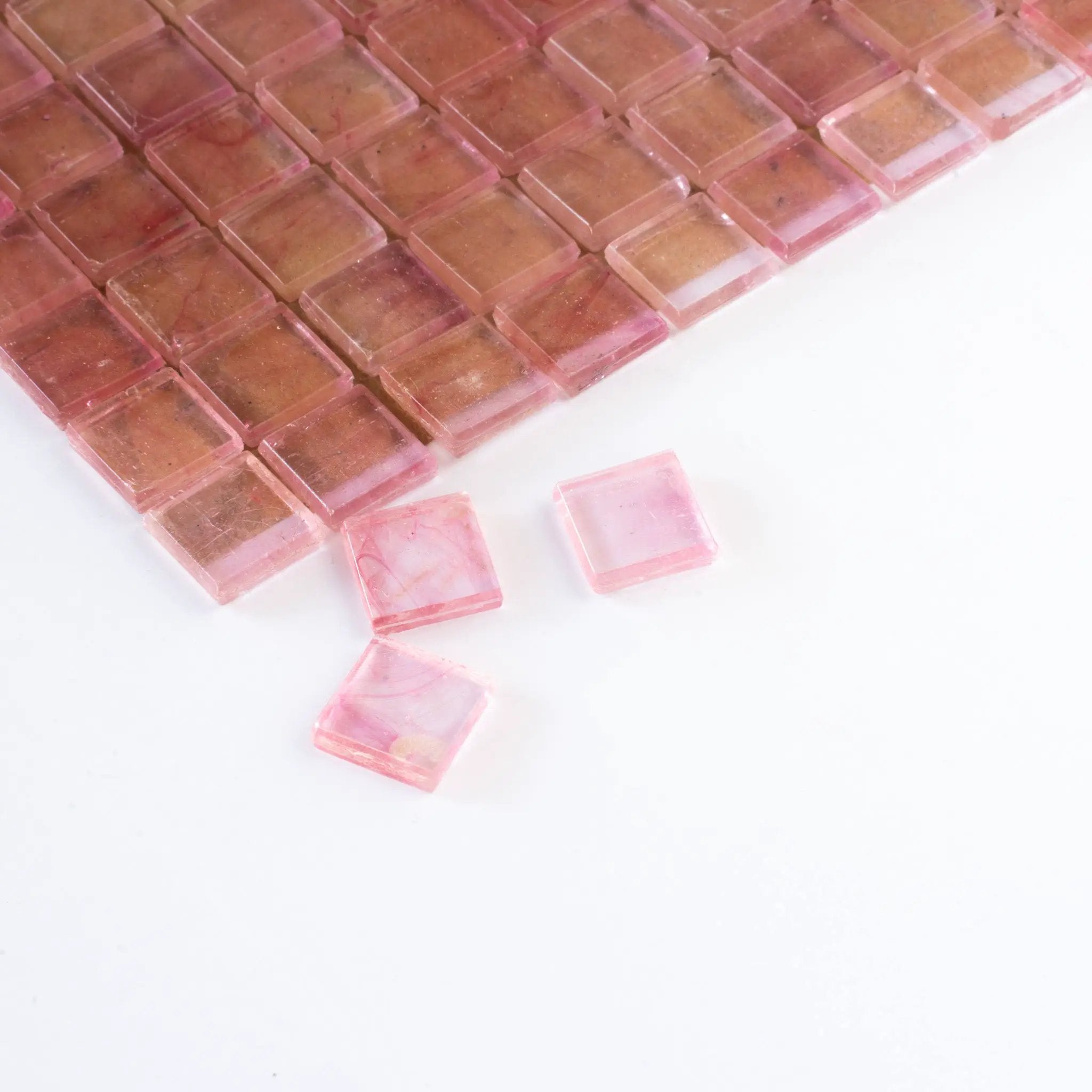 Foxy Pink 12x12 Glossy Uniform Square Glass Mosaic Tile (20 pack, 18.69 sq ft/case) by Apollo Tile