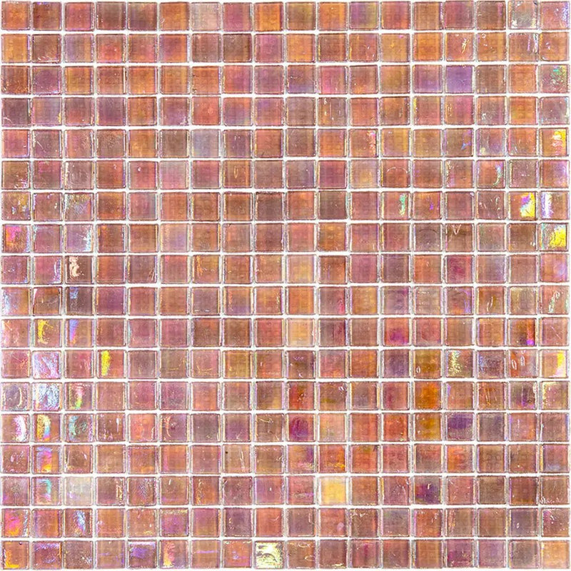 China Pink 12x12 Glossy Uniform Square Glass Mosaic Tile (20 pack, 18.69 sq ft/case) by Apollo Tile