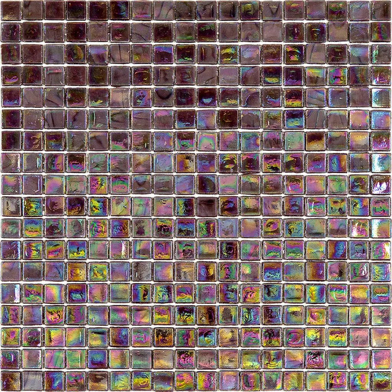 Wine Red 12x12 Glossy Uniform Square Glass Mosaic Tile (20 pack, 18.69 sq ft/case) by Apollo Tile