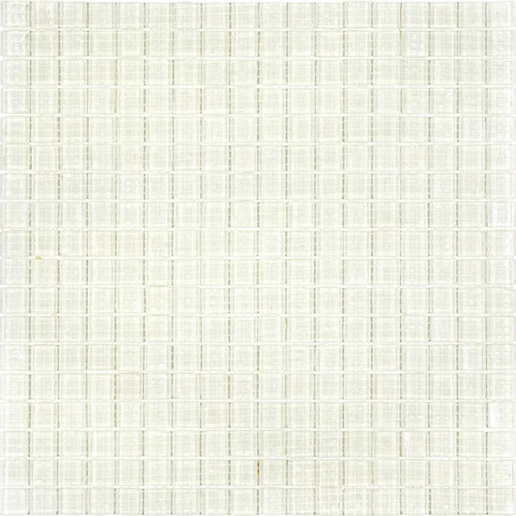 Cotton White 12x12 Glossy Uniform Square Glass Mosaic Tile (20 pack, 18.69 sq ft/case) by Apollo Tile