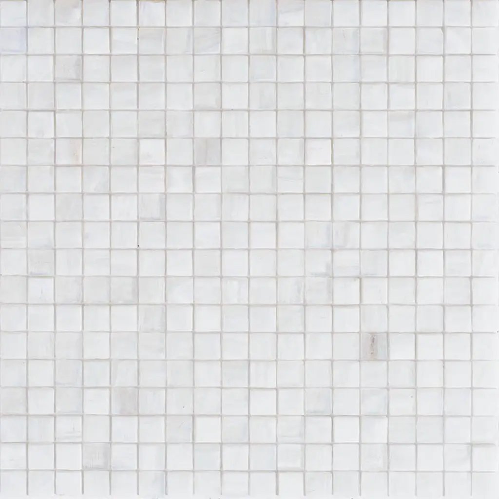 White Dove 12x12 Glossy Uniform Square Glass Mosaic Tile (20 pack, 18.69 sq ft/case) by Apollo Tile