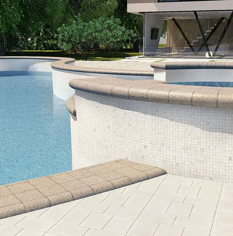 White Dove 12x12 Glossy Uniform Square Glass Mosaic Tile (20 pack, 18.69 sq ft/case) by Apollo Tile