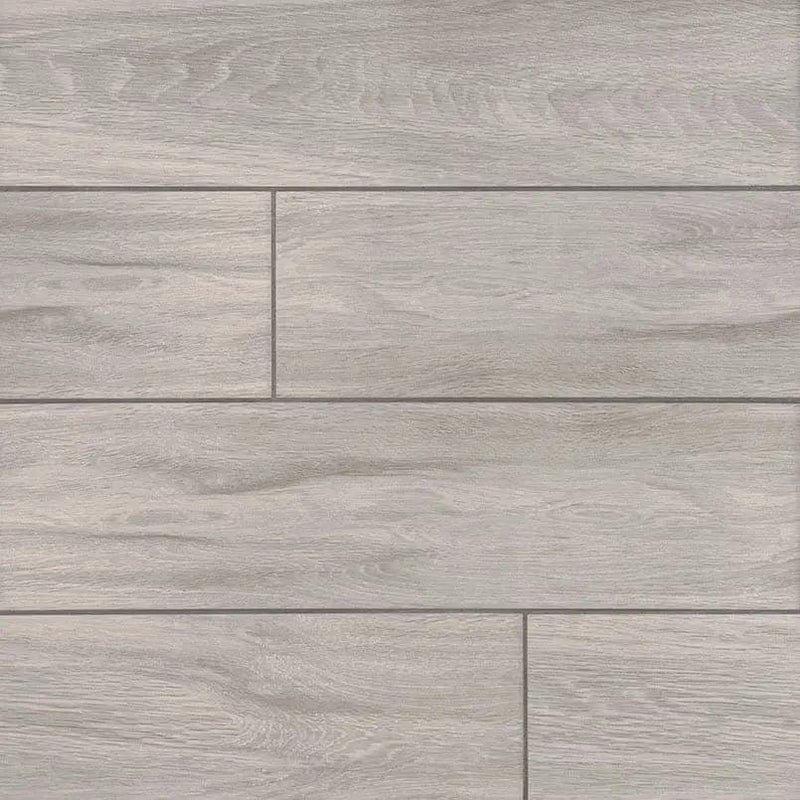 Balboa Ice Matte Wood Look Ceramic Tiles 6x24 close up
