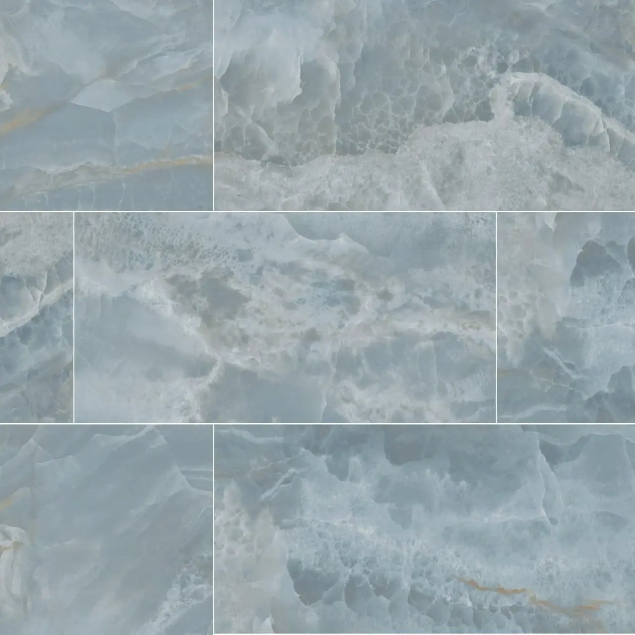 Exotika Biotite Polished Marble Look Porcelain Tiles 24x48 close up