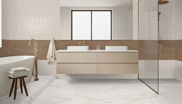 Brighton Gold Polished Bullnose Porcelain Moldings 3x24, photo 2 of 5
