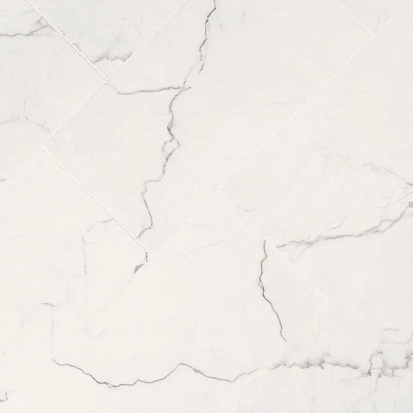 Brighton Grey Matte Porcelain Tiles 48x48 angled view