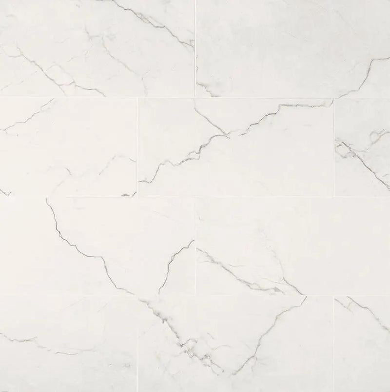 Brighton Grey Matte Porcelain Tiles 24x48 close up