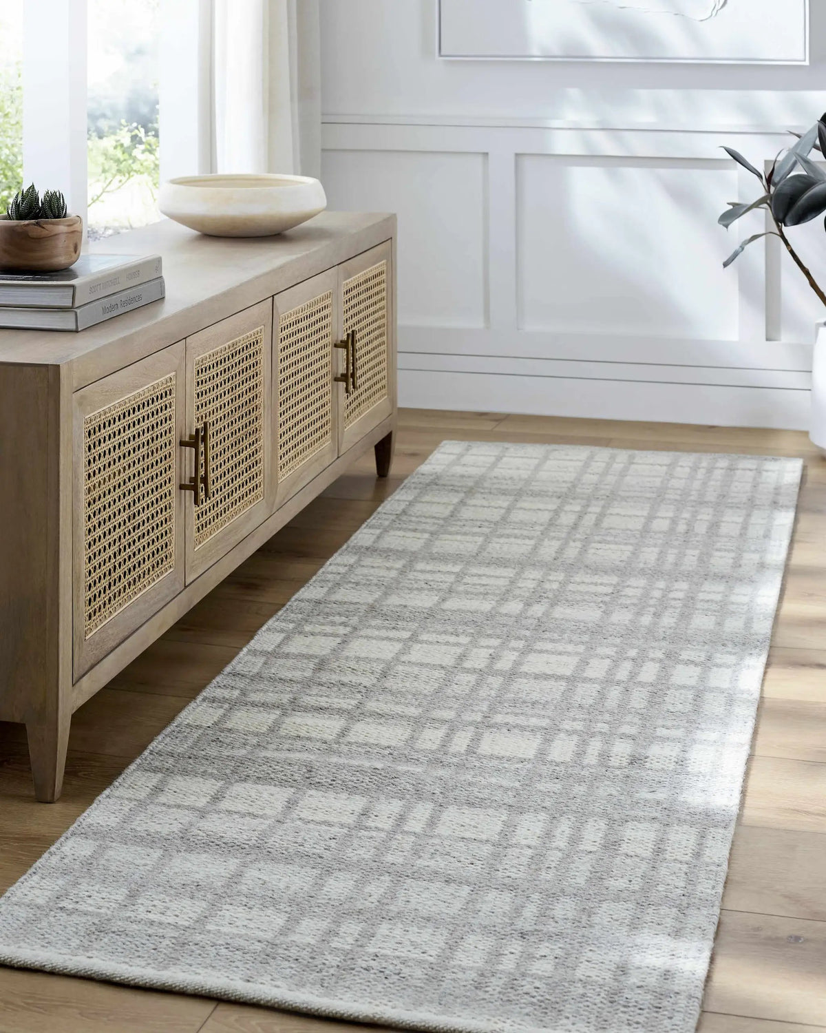 Nissa Light Gray Area Rug - Clearance, installed in a room 2
