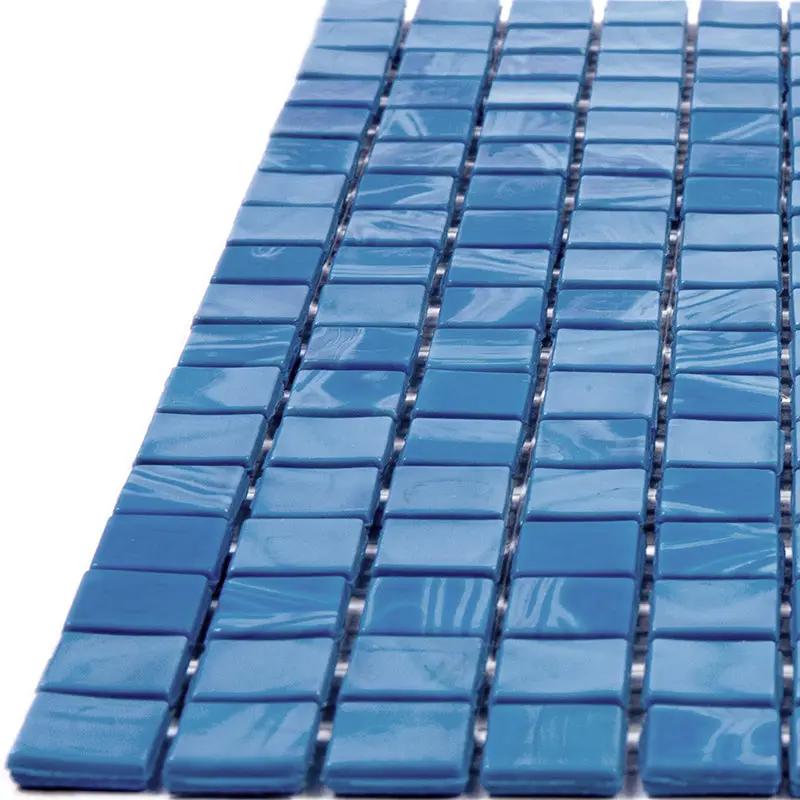 Sapphire Blue 12x12 Glossy Uniform Square Glass Mosaic Tile (20 pack, 18.69 sq ft/case) by Apollo Tile