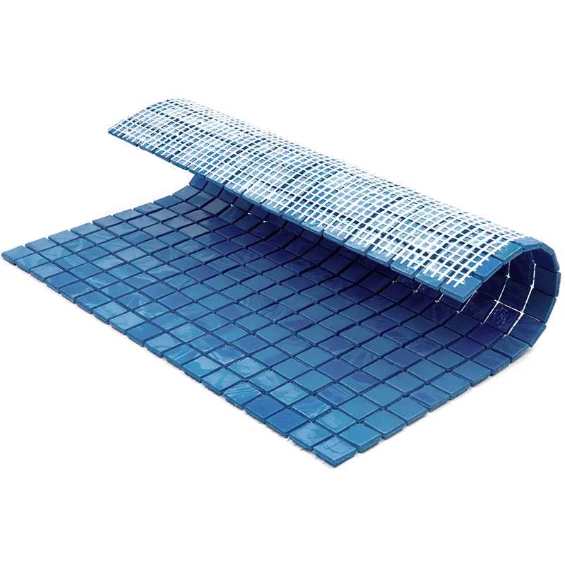 Sapphire Blue 12x12 Glossy Uniform Square Glass Mosaic Tile (20 pack, 18.69 sq ft/case) by Apollo Tile