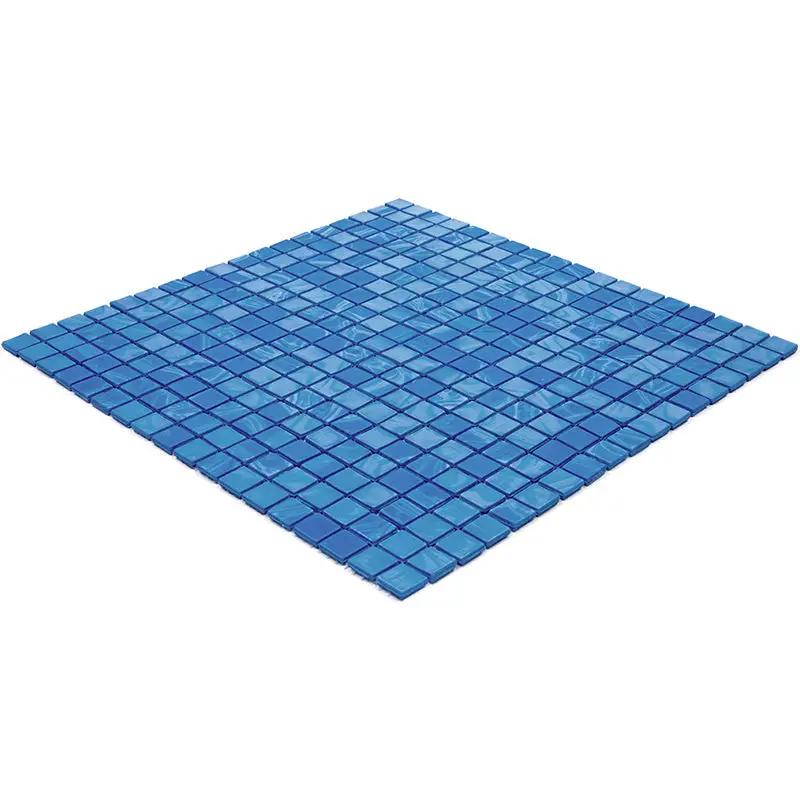 Sapphire Blue 12x12 Glossy Uniform Square Glass Mosaic Tile (20 pack, 18.69 sq ft/case) by Apollo Tile