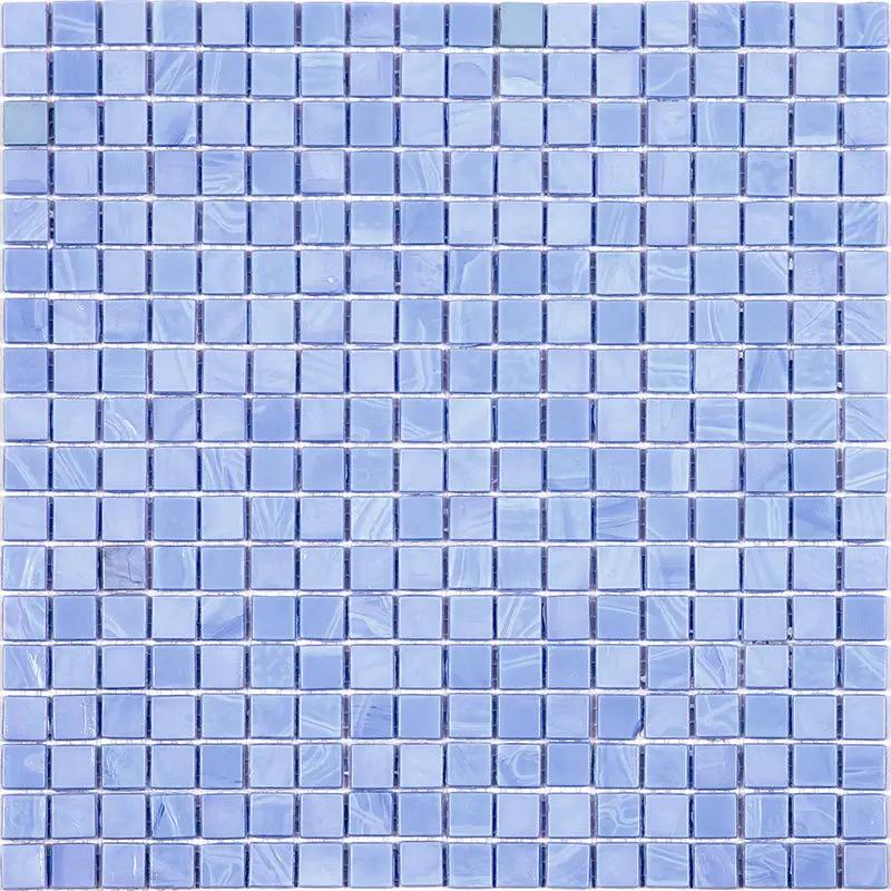 Baby Blue 12x12 Glossy Uniform Square Glass Mosaic Tile (20 pack, 18.69 sq ft/case) by Apollo Tile