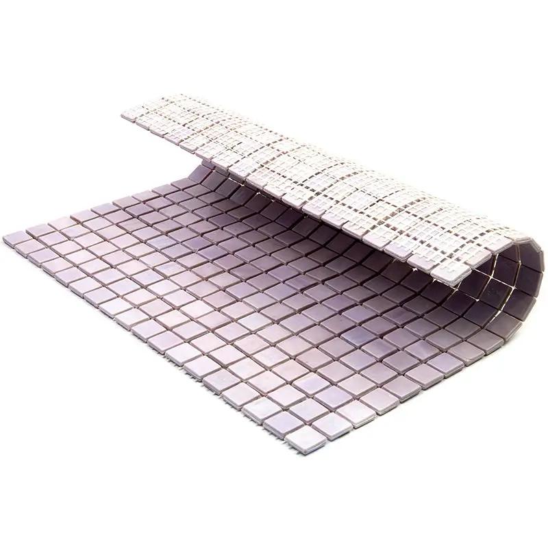 Lavander 12x12 Glossy Uniform Square Glass Mosaic Tile (20 pack, 18.69 sq ft/case) by Apollo Tile
