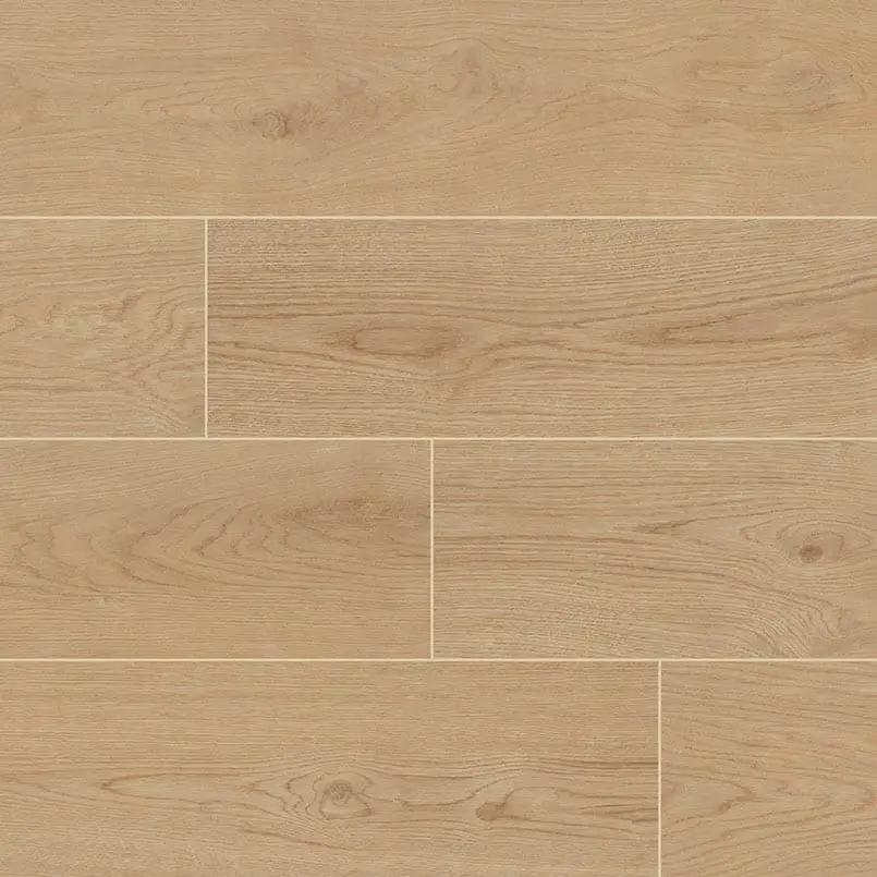 Cabana Blonde 9x47 Matte Wood Look Porcelain Tiles close up
