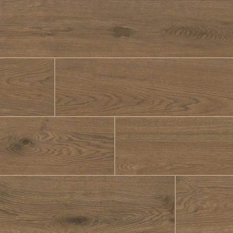 Cabana Honey 9x47 Matte Wood Look Porcelain Tiles close up