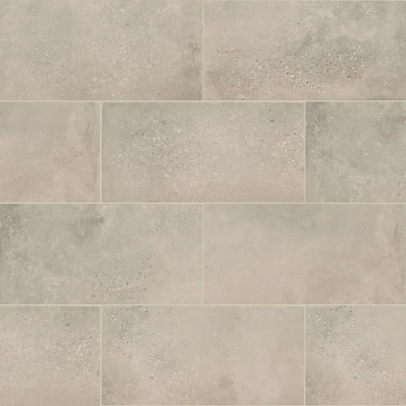 Traktion Calypso Ash Matte Porcelain Tiles 12x24 close up