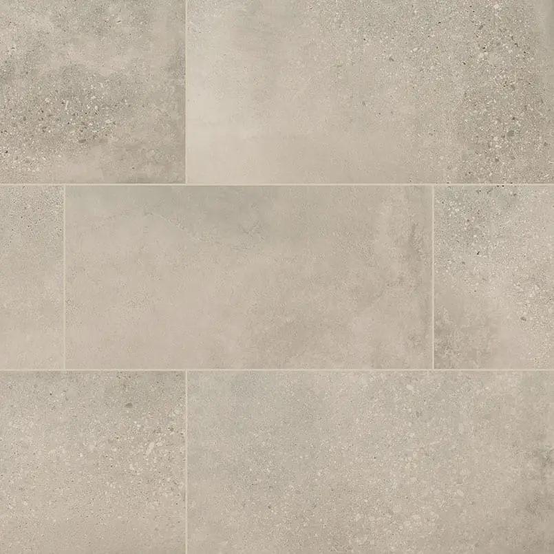 Traktion Calypso Ash Matte Porcelain Tiles 12x24 close up