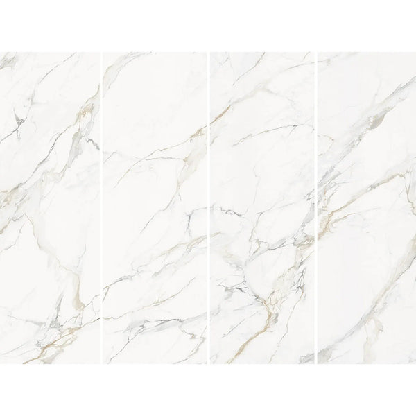 Calacatta Golden Mist Polished Porcelain Tiles 31.5x94.5