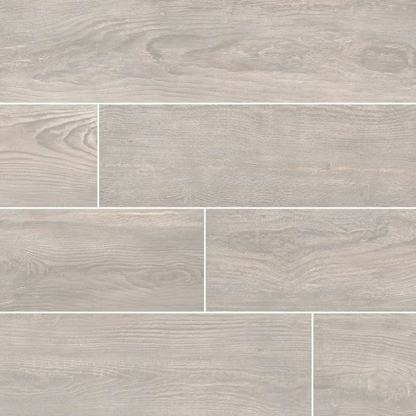 Caldera Grigia Matte Wood Look Porcelain Tiles 8x47