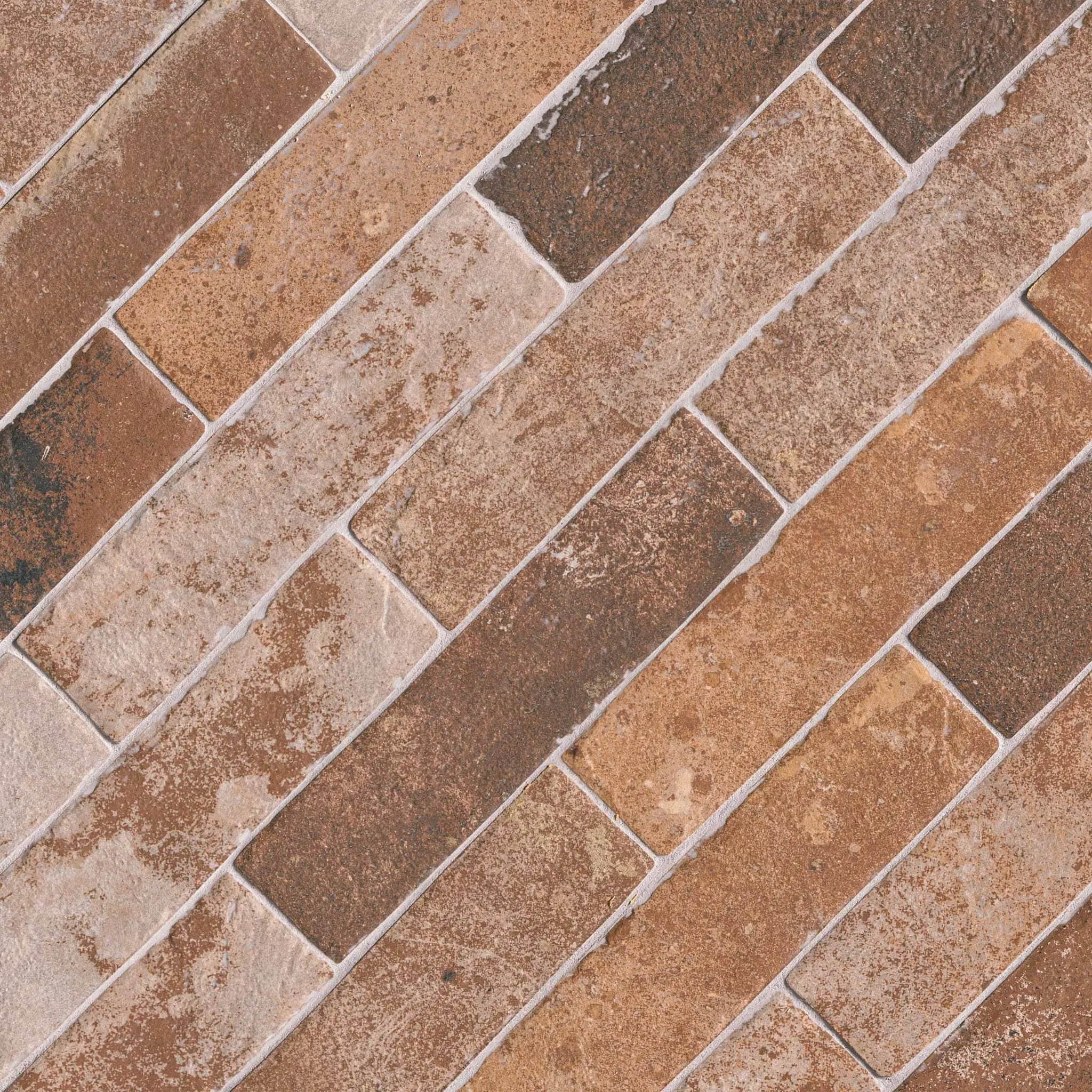 Brickstone Red Porcelain Tile 2x10 Matte Brick Mosaics by MSI Surfaces
