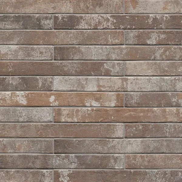 Brickstone Rustique Red 2x18 Matte Brick Porcelain Mosaics, photo 2 of 5