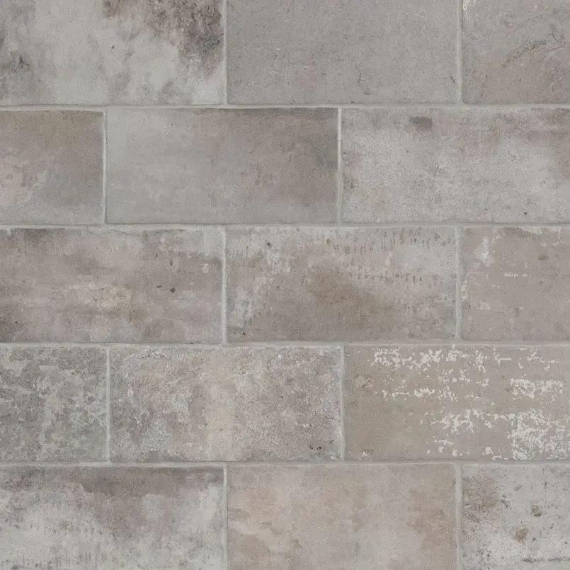 Brickstone Taupe Porcelain Tile 5x10 Matte Brick Mosaics by MSI Surfaces