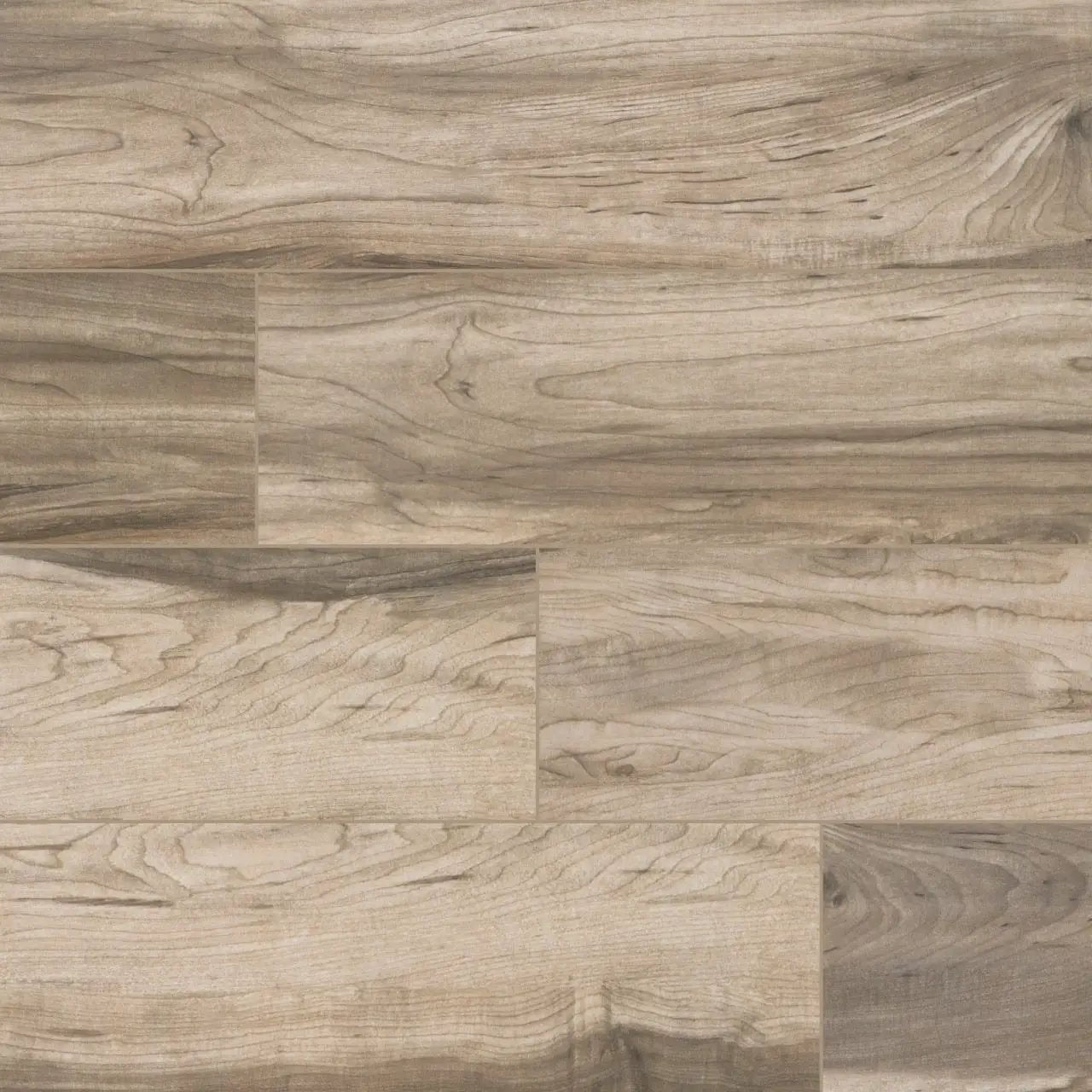 Carolina Timber Ii Beige Matte Porcelain Tiles 6x36 close up