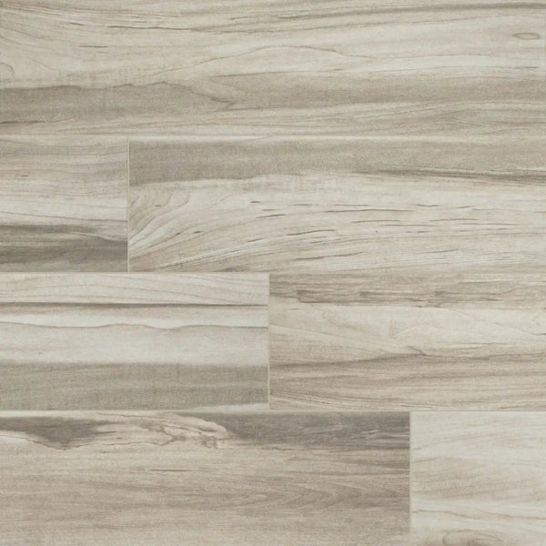 Carolina Timber Ii White Matte Porcelain Tiles 6x24