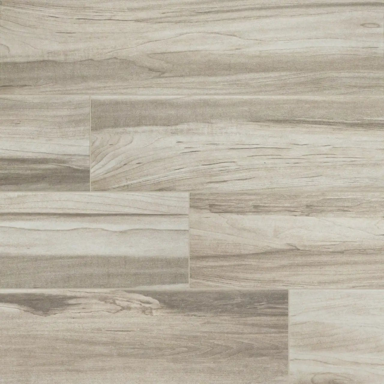 Carolina Timber Ii White Matte Porcelain Tiles 6x36 by MSI Surfaces