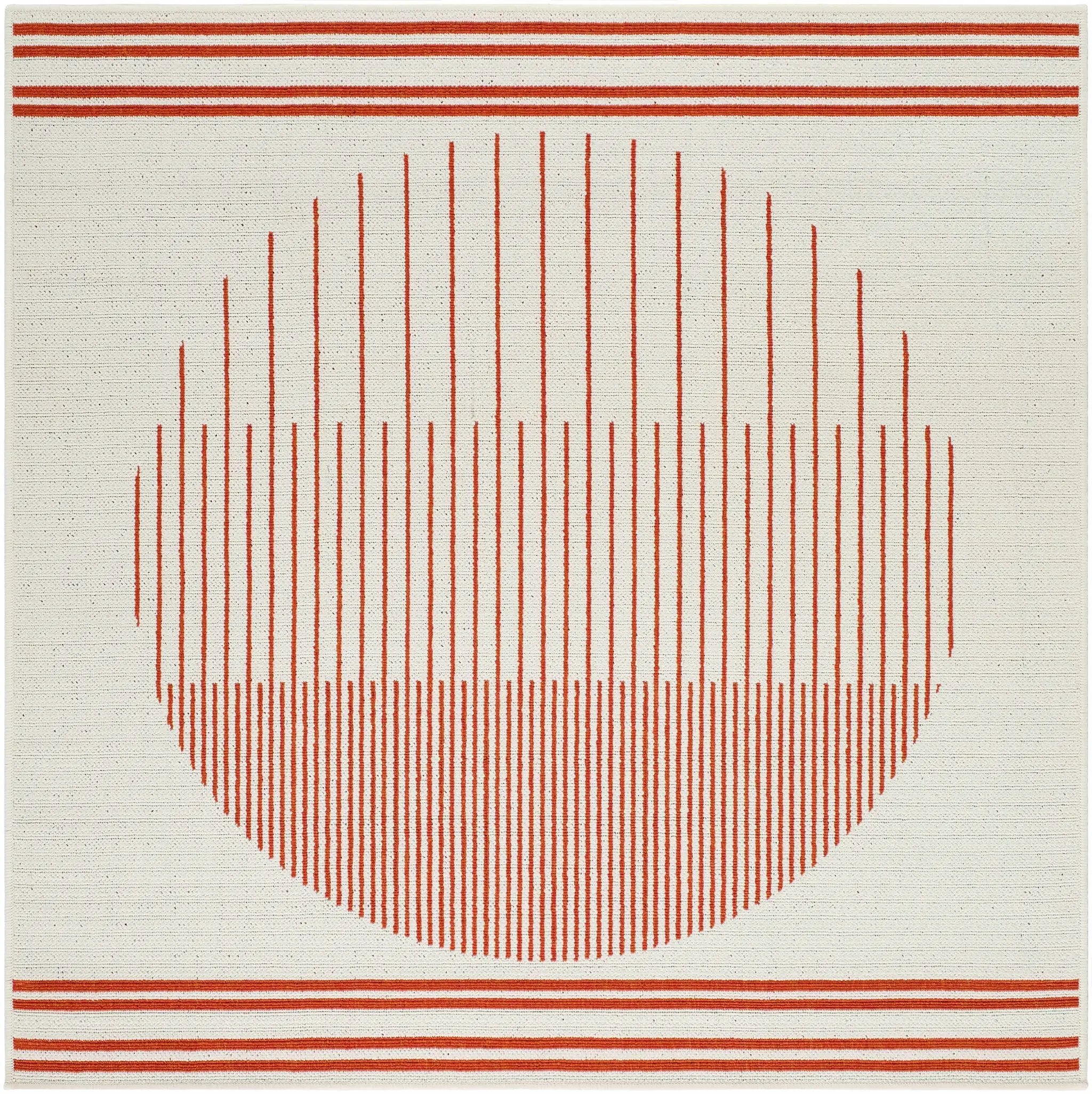Nabil Cream Outdoor Area Rug - Clearance by Boutique Rugs