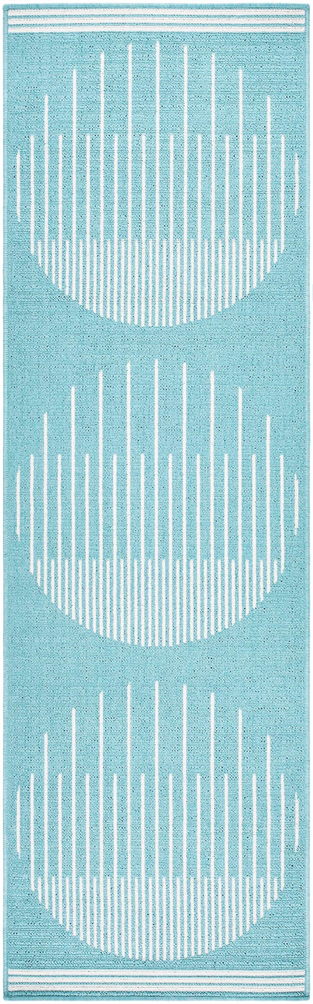 Nabil Aqua Outdoor Area Rug - Clearance, photo 11 of 13