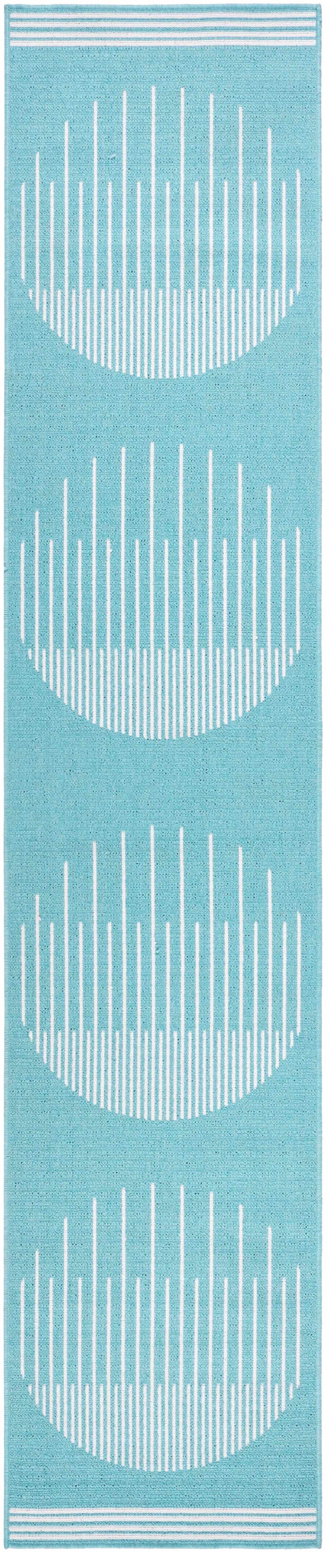 Nabil Aqua Outdoor Area Rug - Clearance, photo 10 of 13