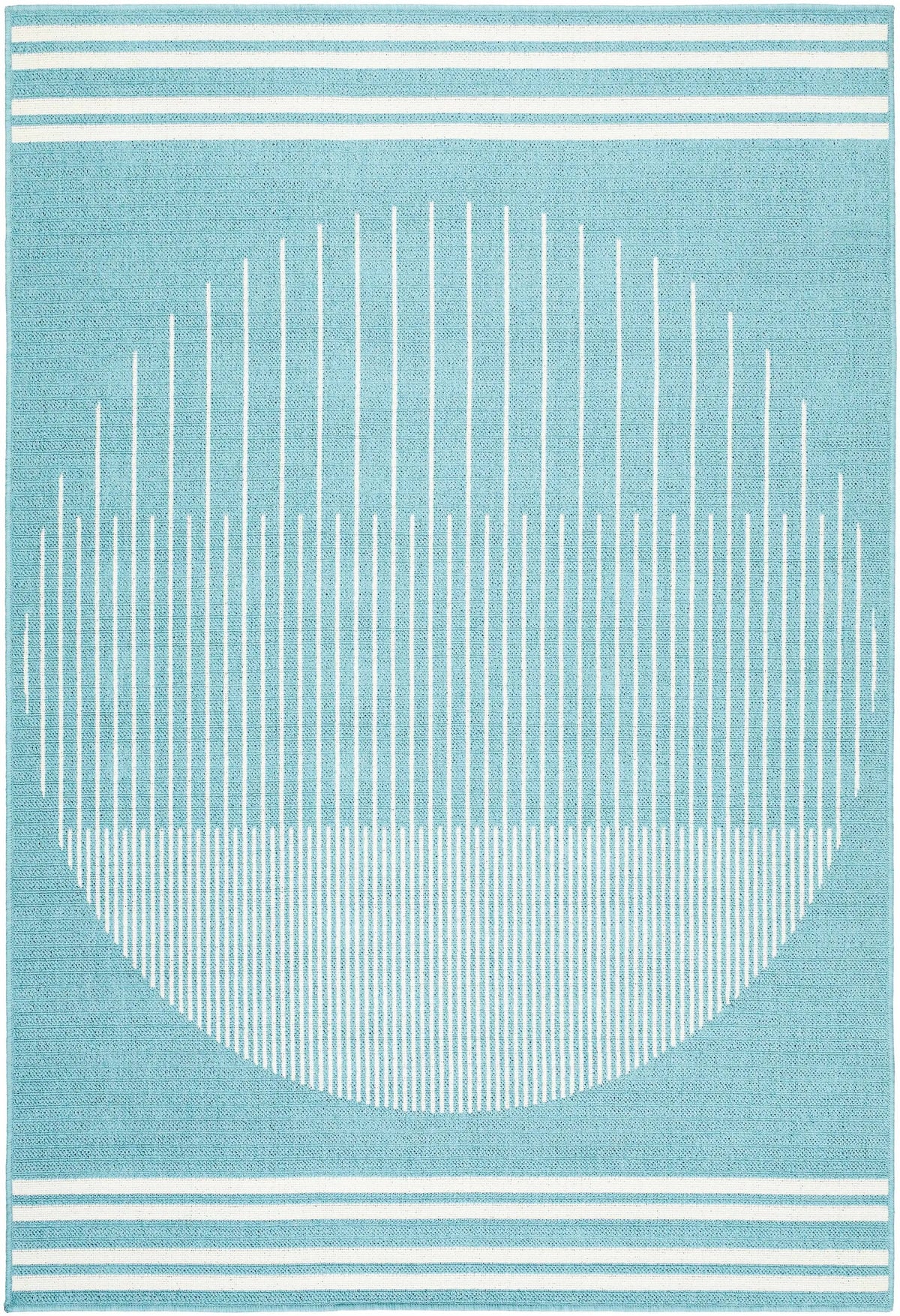 Nabil Aqua Outdoor Area Rug - Clearance