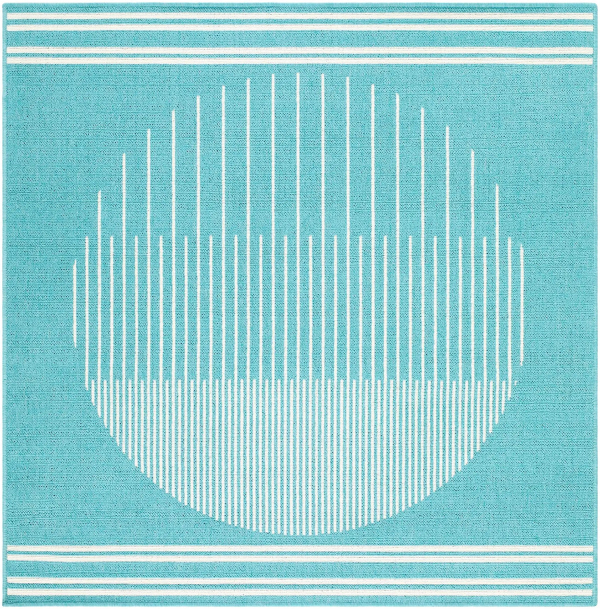 Nabil Aqua Outdoor Area Rug - Clearance, photo 9 of 13