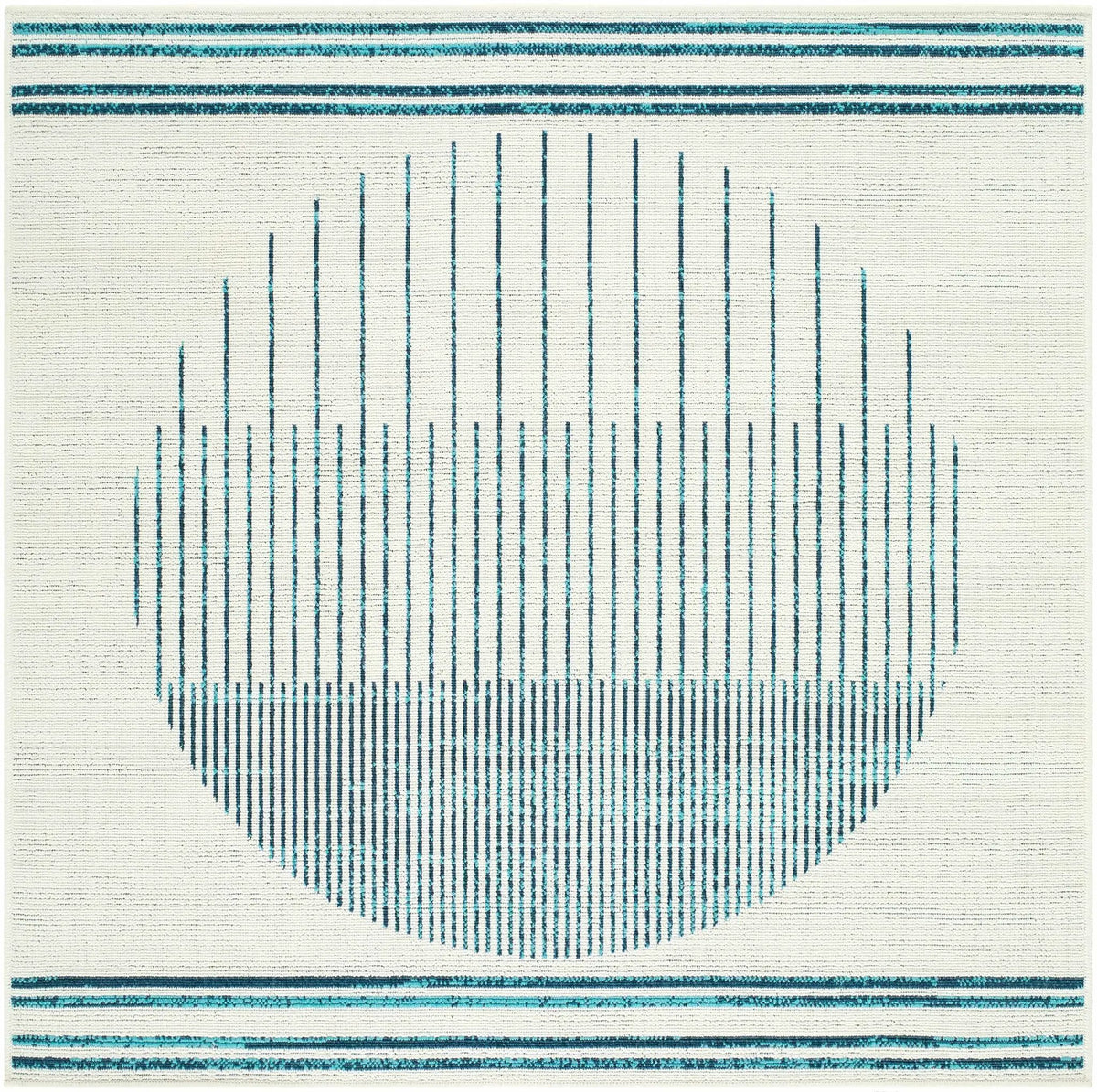 Nabil Slate Blue Outdoor Area Rug - Clearance, photo 9 of 13