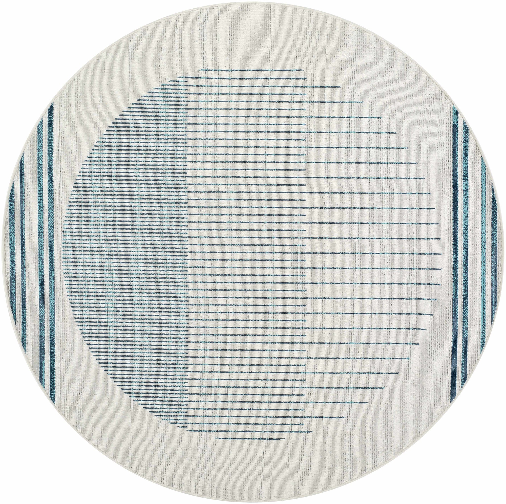 Nabil Slate Blue Outdoor Area Rug - Clearance by Boutique Rugs