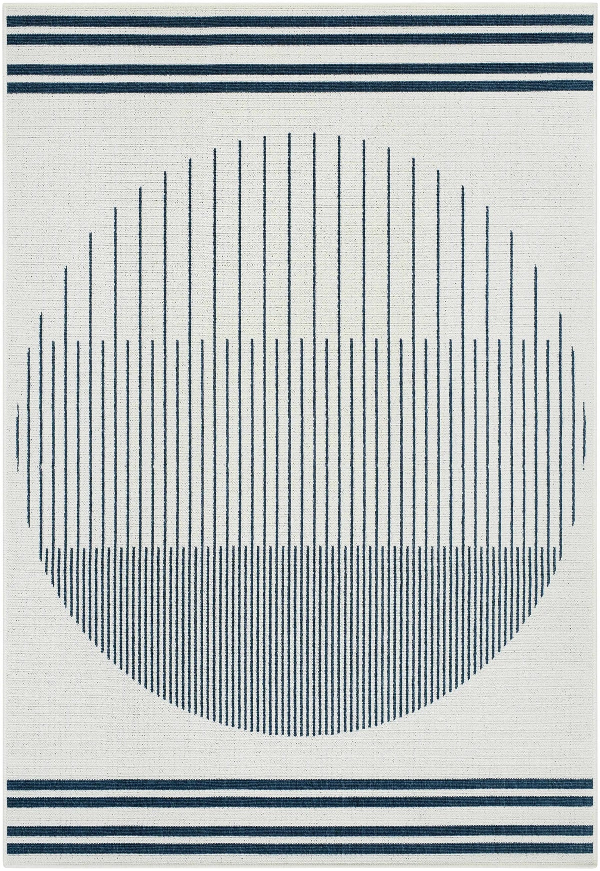 Nabil Midnight Blue Outdoor Area Rug - Clearance