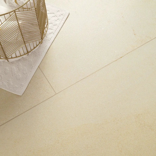 Chateau Luna Blanc Lappato Limestone Look Porcelain Tiles 12x24