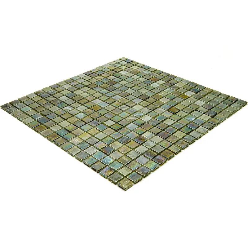 Tortilla Brown 12x12 Glossy Uniform Square Glass Mosaic Tile (20 pack, 18.69 sq ft/case) by Apollo Tile