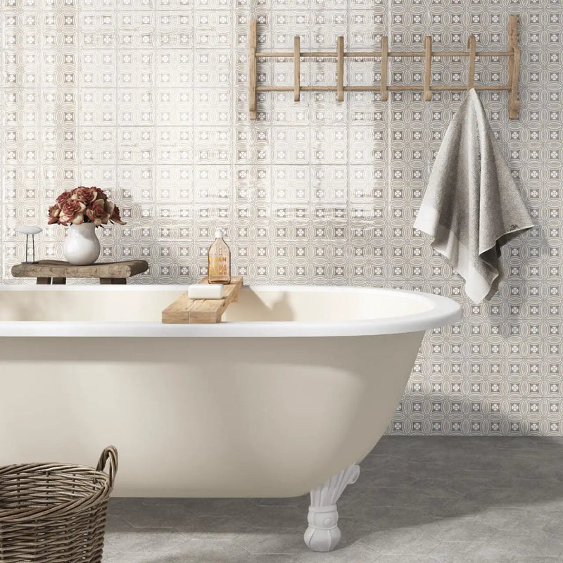 Kenzzi Dekora 5.2x5.2 Glossy Ceramic Mosaics by MSI Surfaces
