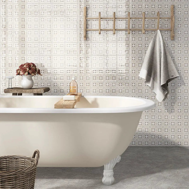 Kenzzi Dekora 5.2x5.2 Glossy Ceramic Mosaics by MSI Surfaces