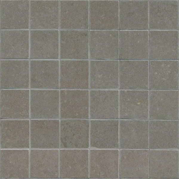 Dimensions Gris Matte Porcelain Mosaics 2x2