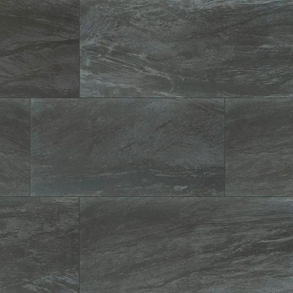 Durban Anthracite Matte Porcelain Tiles 12x24