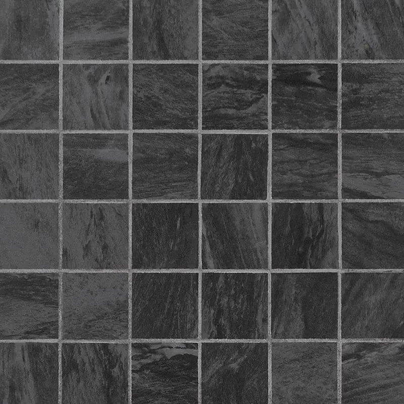 Durban Anthracite Matte Porcelain Mosaics 2x2 by MSI Surfaces
