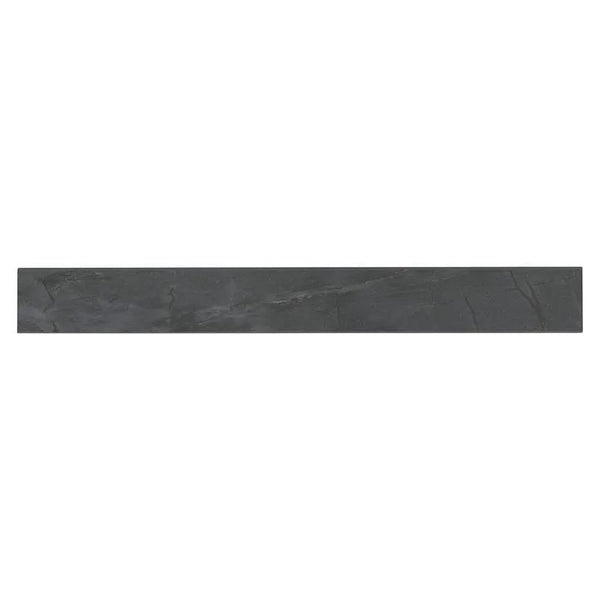 Durban Anthracite Matte Bullnose Porcelain Moldings 3x24