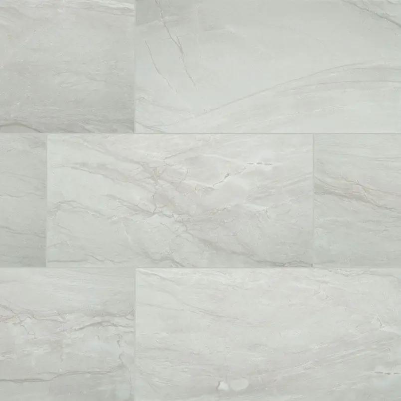 Durban Grey Polished Porcelain Tiles 12x24 close up