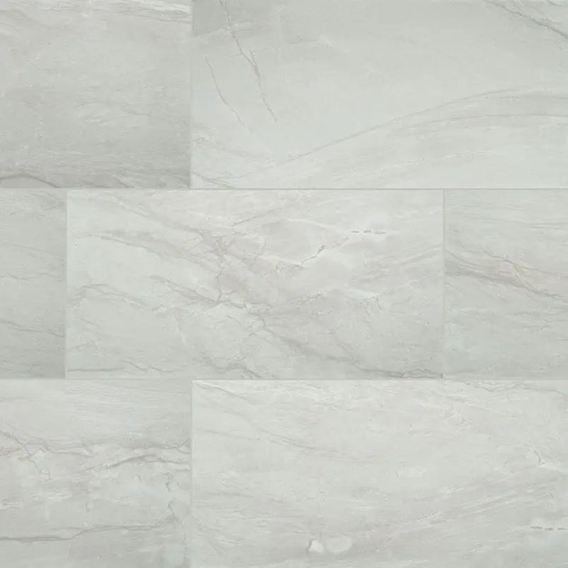Durban Grey Polished Porcelain Tiles 12x24 close up