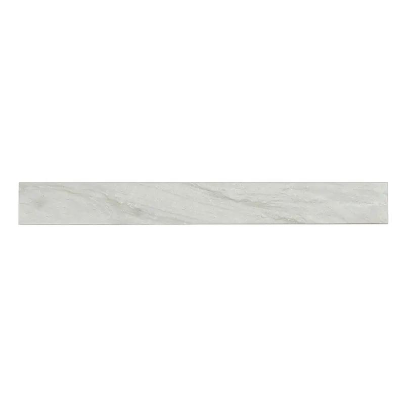 Durban Grey Matte Bullnose Porcelain Moldings 3x24 close up
