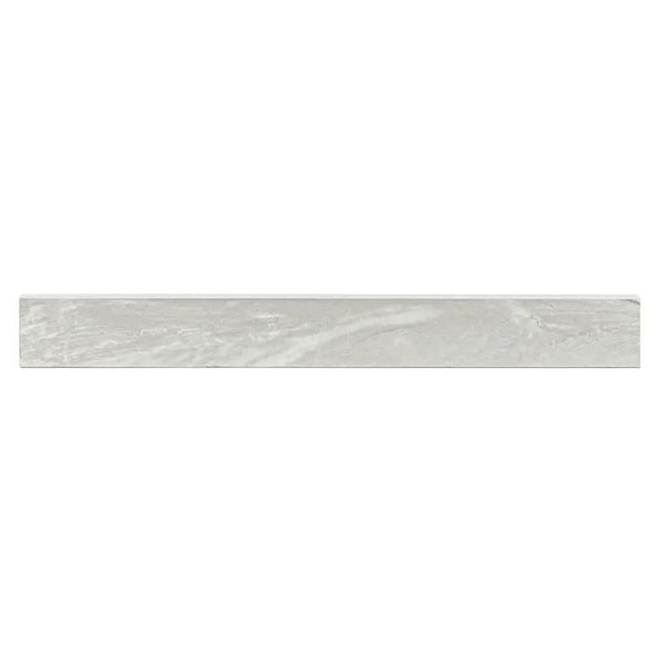 Durban Grey Polished Bullnose Porcelain Moldings 3x24